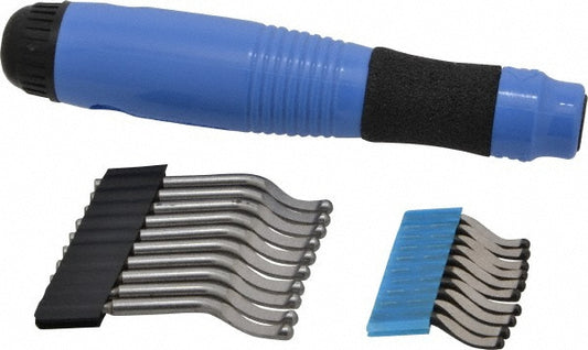 Noga SG2001 Hand Deburring Tool Set 21 Pc, Cobalt & High Speed Steel & Steel