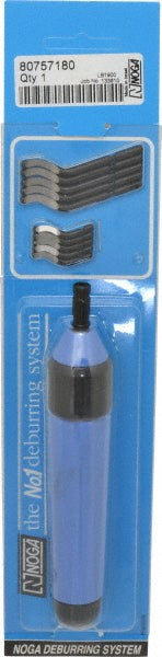 Noga LB1900 Hand Deburring Tool Set 12 Pc, High Speed Steel