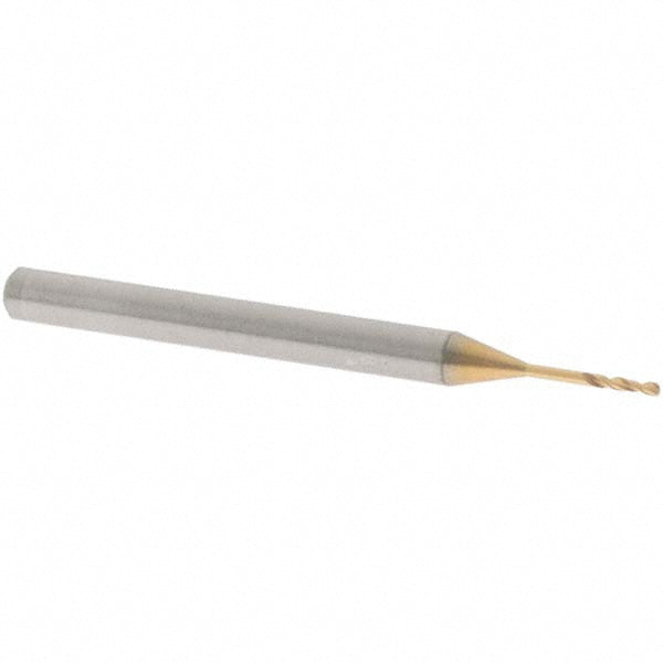 OSG 8595075 Screw Machine Length Drill Bit 0.75 mm (0.0295) Dia, 150 deg, Vanadium High Speed Steel