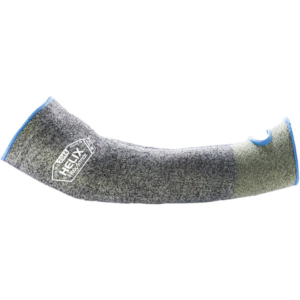 HexArmor 2044-S (7) Cut-Resistant Sleeve Size Small, Aramid, Gray & Green, ANSI Cut A6