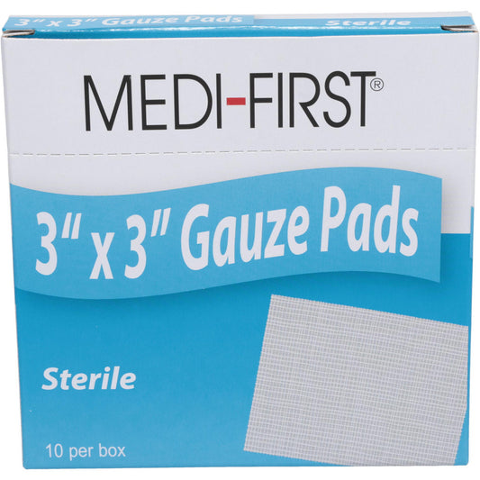 Medique 61212 Pack of (10) 3" Long x 3" Wide, General Purpose Pads