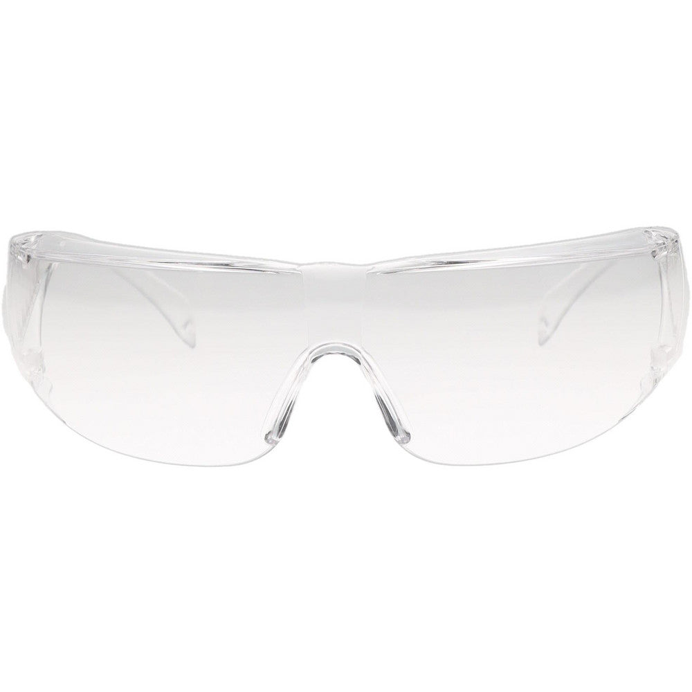 PRO-SAFE 51967 Safety Glasses Scratch-Resistant, Polycarbonate, Clear Lenses, Frameless