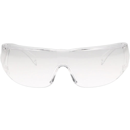 PRO-SAFE 51967 Safety Glasses Scratch-Resistant, Polycarbonate, Clear Lenses, Frameless