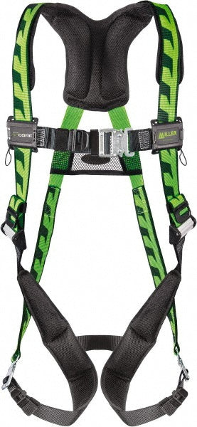 Miller AC-QC/UGN Fall Protection Harnesses 400 Lb, AirCore Single D-ring Style, Size Universal, Polyester