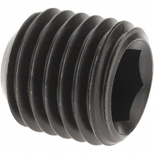 Value Collection 40452 Set Screw 1-8, 1" Overall Length, Cup Point, Alloy Steel, Grade 8