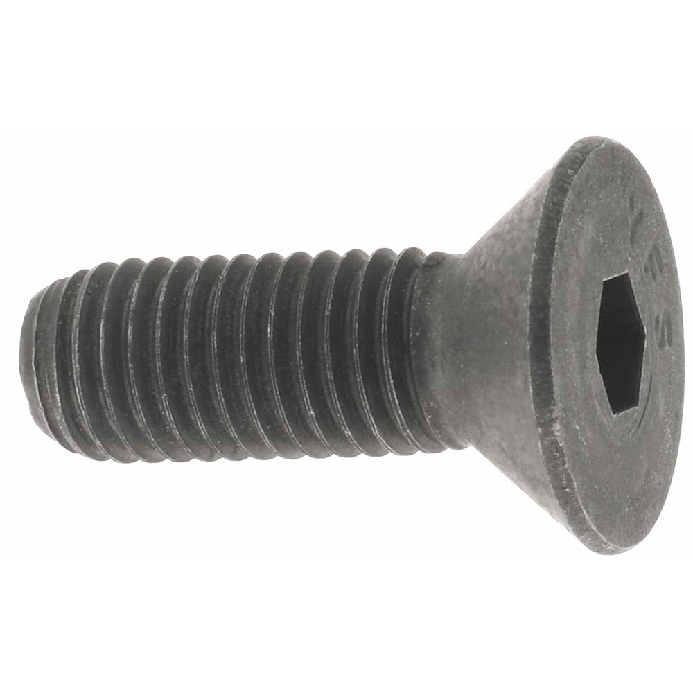 Value Collection -36871-2 Flat Socket Cap Screw 1/4-28 x 3/4", Alloy Steel, Black Oxide Finish
