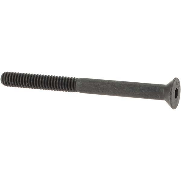 Value Collection 36819 Flat Socket Cap Screw 1/4-20 x 3", Alloy Steel, Black Oxide Finish