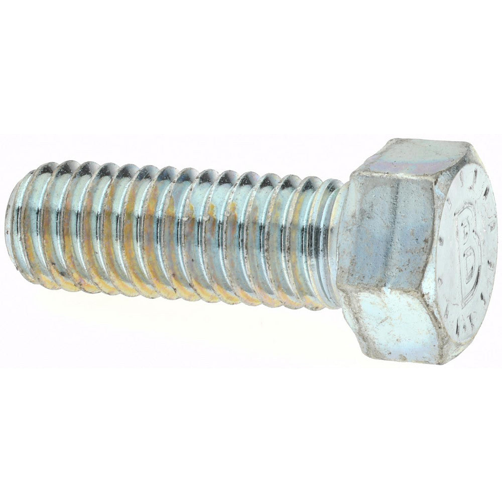Bowmalloy 36004 Hex Head Cap Screw 1/4-20 x 1", Grade 9 Alloy Steel, Zinc-Plated