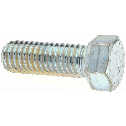Bowmalloy 36004 Hex Head Cap Screw 1/4-20 x 1", Grade 9 Alloy Steel, Zinc-Plated