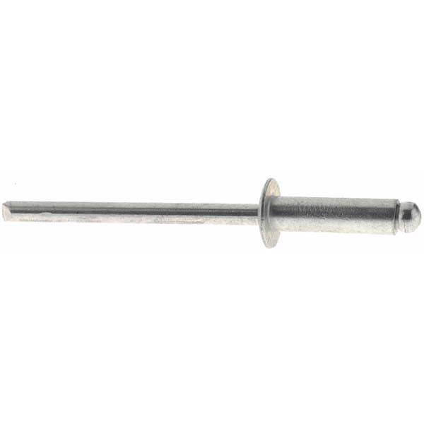 Value Collection 34151 Open End Blind Rivet Size 56, Dome Head, Aluminum Body, Aluminum Mandrel