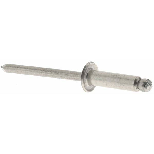 Value Collection -34131-2 Open End Blind Rivet Size 68, Dome Head, Stainless Steel Body, Stainless Steel Mandrel