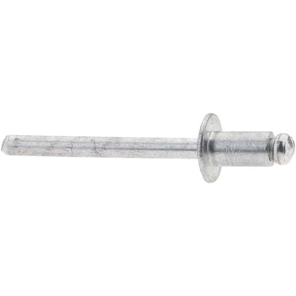 Value Collection 34119 Open End Blind Rivet Size 62, Dome Head, Aluminum Body, Aluminum Mandrel