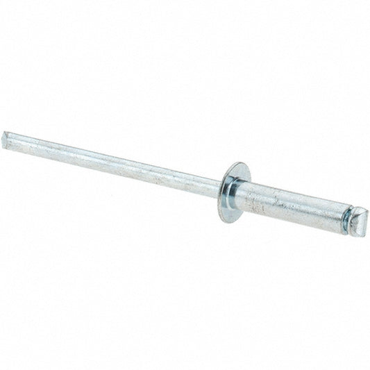 Value Collection 34118 Open End Blind Rivet Size 46, Dome Head, Steel Body, Steel Mandrel