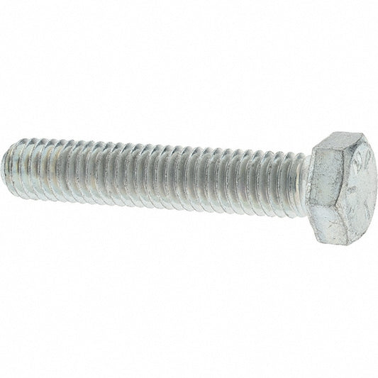 Value Collection 34012 Hex Head Cap Screw 3/8-16 x 2", Grade 5 Steel, Zinc-Plated