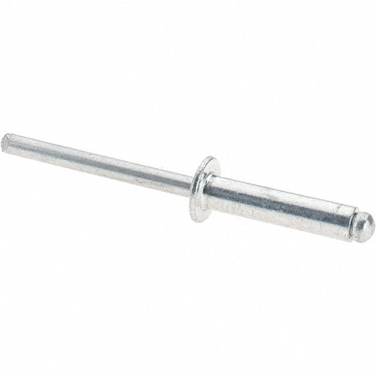 Value Collection 34123 Open End Blind Rivet Size 610, Dome Head, Aluminum Body, Aluminum Mandrel