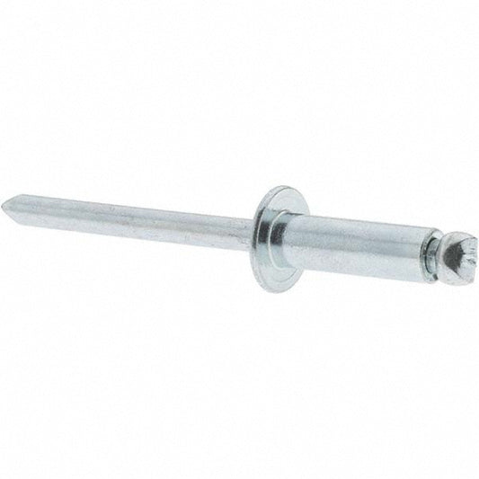 Value Collection 34191 Open End Blind Rivet Size 66, Dome Head, Steel Body, Steel Mandrel