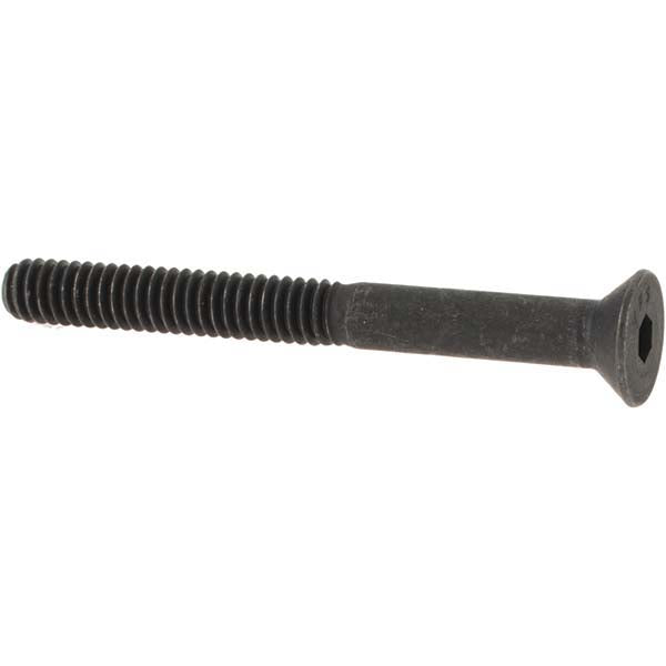 Value Collection -36818-2 Flat Socket Cap Screw 1/4-20 x 2-1/2", Alloy Steel, Black Oxide Finish