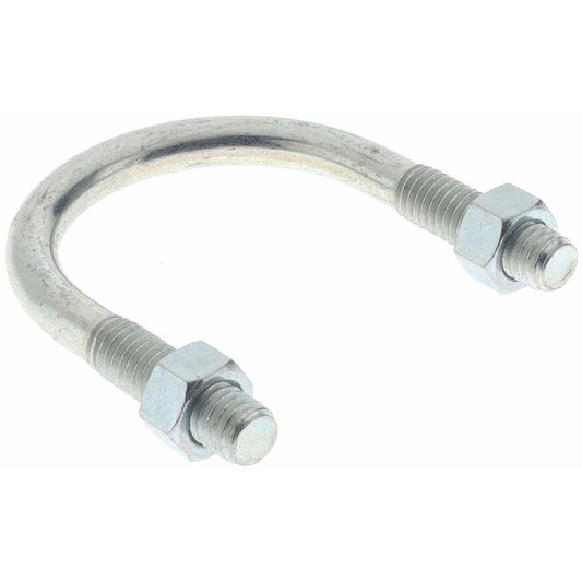 Value Collection 38771 Round U-Bolt Without Mount Plate, 3/8-16 UNC, 1-1/4" Thread Length, for 1-1/2" Pipe, Steel