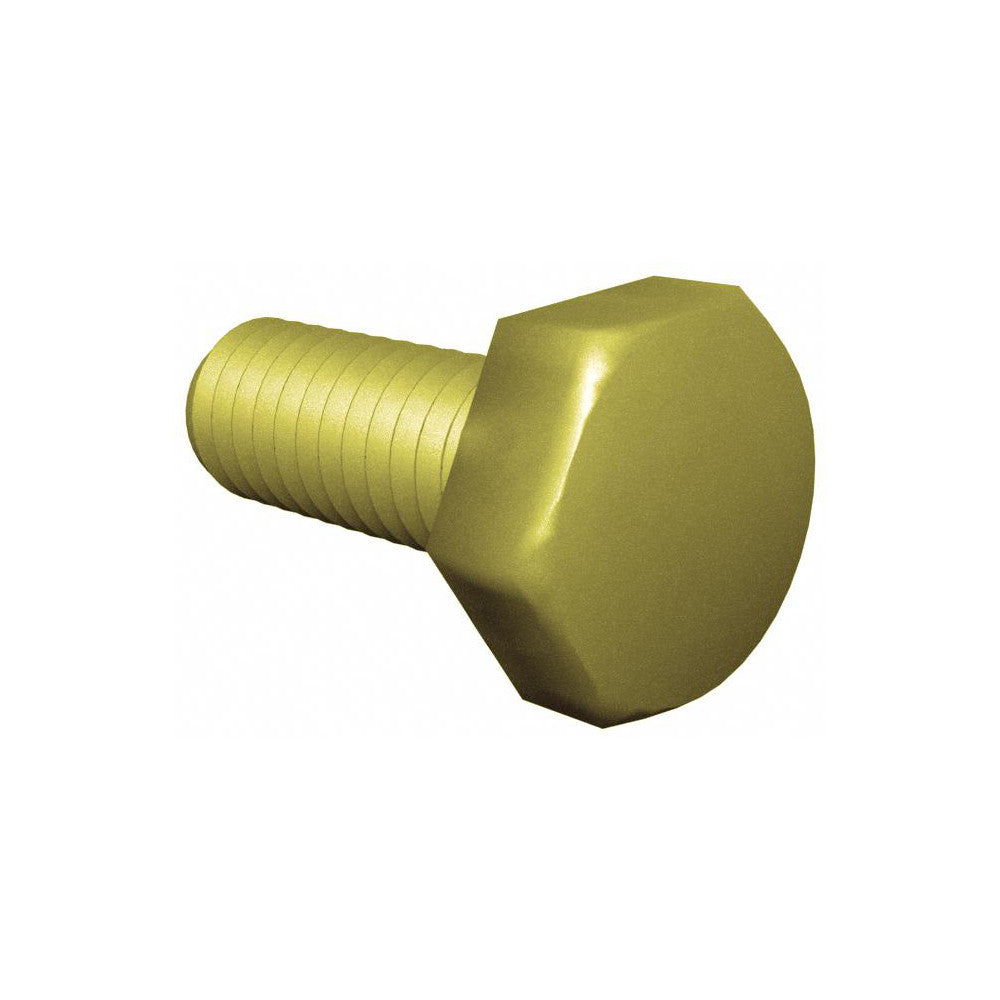Value Collection 39377 Hex Head Cap Screw 7/16-20 x 3/4", Grade 8 Steel, Zinc Yellow Dichromate Finish