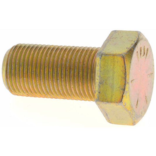 Value Collection 39470 Hex Head Cap Screw 3/4-16 x 1-1/2", Grade 8 Steel, Zinc Yellow Dichromate Finish