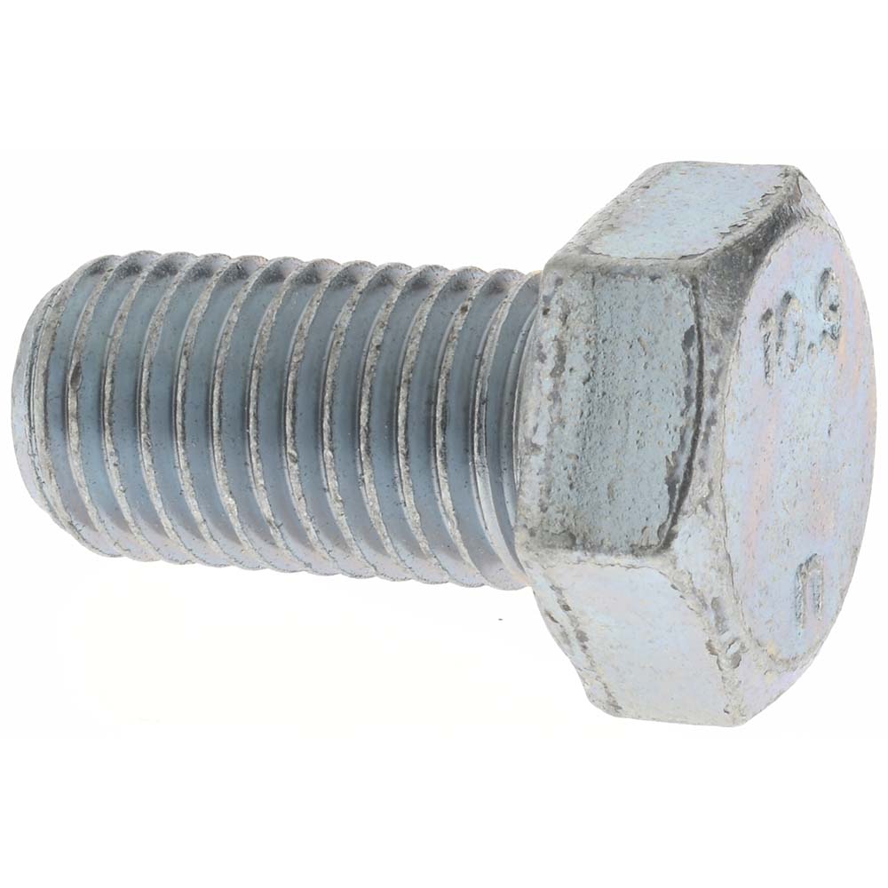 Value Collection MP44567 Hex Head Cap Screw M16 x 2.00 x 30 mm, Grade 10.9 Steel, Zinc-Plated