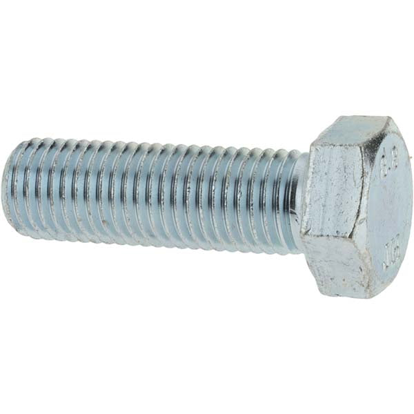 Value Collection MP42170 Hex Head Cap Screw M16 x 2.00 x 50 mm, Grade 8.8 Steel, Zinc-Plated
