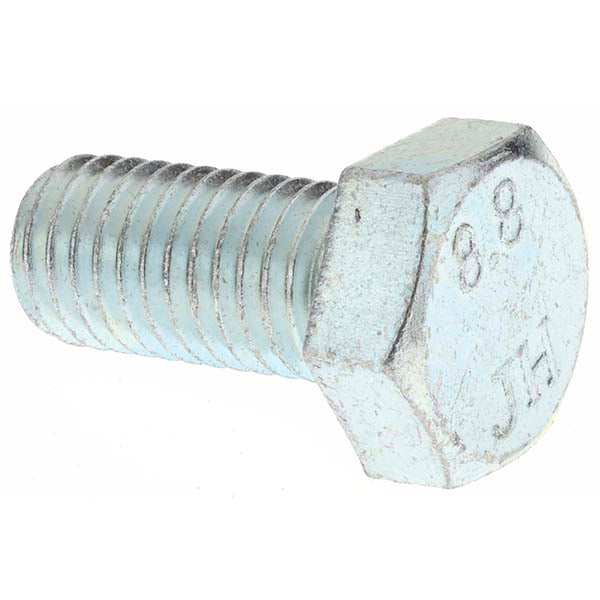 Value Collection MP42101 Hex Head Cap Screw M12 x 1.75 x 25 mm, Grade 8.8 Steel, Zinc-Plated