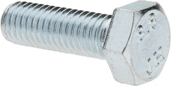 Value Collection MP42056 Hex Head Cap Screw M8 x 1.25 x 25 mm, Grade 8.8 Steel, Zinc-Plated