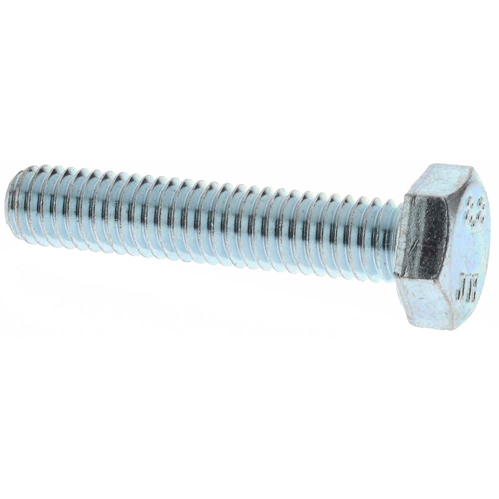 Value Collection MP42034 Hex Head Cap Screw M6 x 1.00 x 30 mm, Grade 8.8 Steel, Zinc-Plated