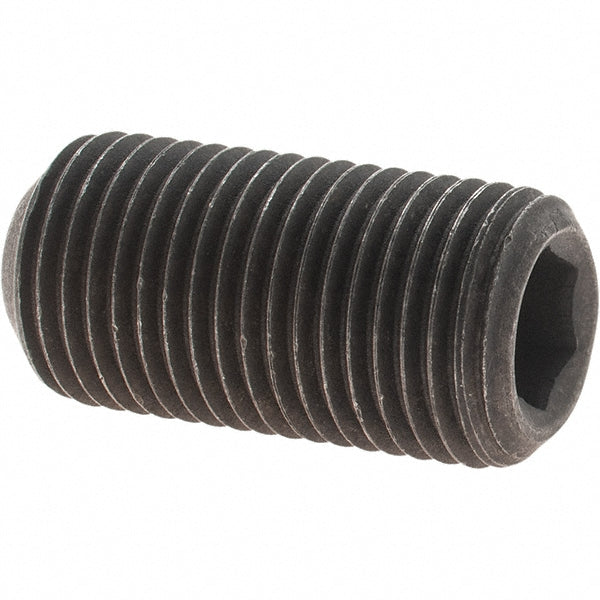 Value Collection MP40492-1 Set Screw 1/2-20 x 1", Cup Point, Alloy Steel, Grade 8