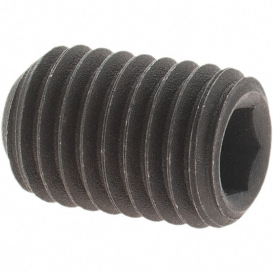 Value Collection MP40476-1 Set Screw 1/4-28 x 3/8", Cup Point, Alloy Steel, Grade 8