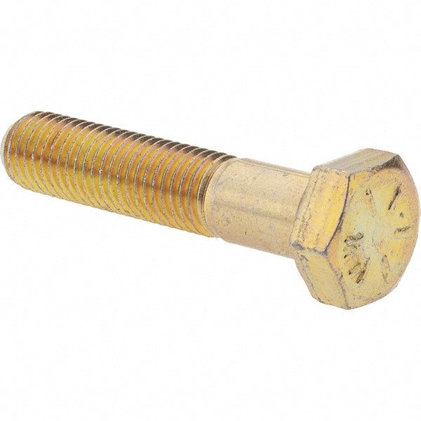 Value Collection MP39331 Hex Head Cap Screw 5/16-24 x 1-1/2", Grade 8 Steel, Zinc Yellow Dichromate Finish