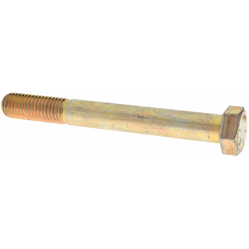 Value Collection MP39160 Hex Head Cap Screw 5/8-11 x 5-1/2", Grade 8 Steel, Zinc Yellow Dichromate Finish