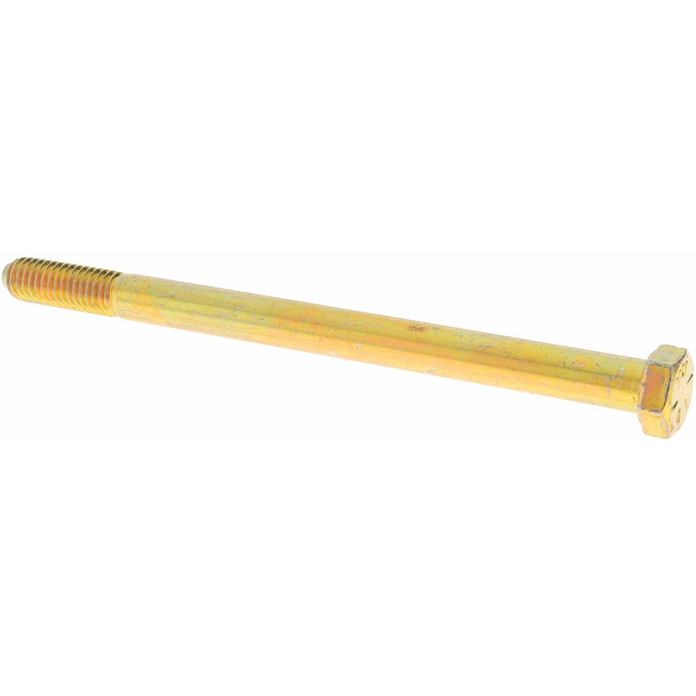 Value Collection MP39069 Hex Head Cap Screw 3/8-16 x 5-1/2", Grade 8 Steel, Zinc Yellow Dichromate Finish