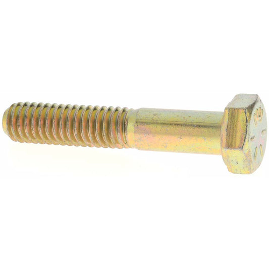 Value Collection MP39032 Hex Head Cap Screw 5/16-18 x 1-3/4", Grade 8 Steel, Zinc Yellow Dichromate Finish