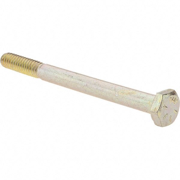 Value Collection MP39012 Hex Head Cap Screw 1/4-20 x 3", Grade 8 Steel, Zinc Yellow Dichromate Finish