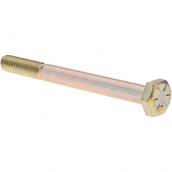 Value Collection MP39011 Hex Head Cap Screw 1/4-20 x 2-3/4", Grade 8 Steel, Zinc Yellow Dichromate Finish