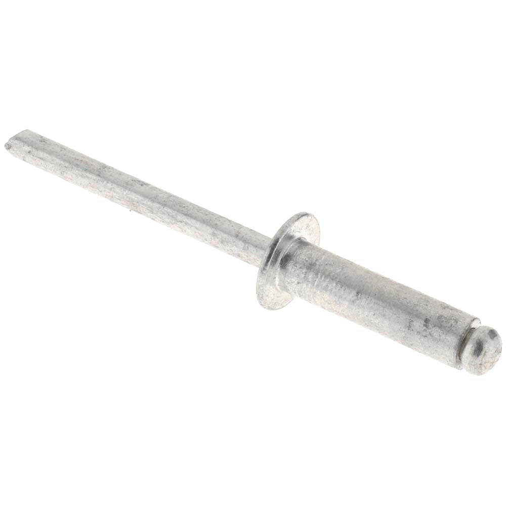 Value Collection KP66104 Open End Blind Rivet Size 68, Dome Head, Aluminum Body, Aluminum Mandrel