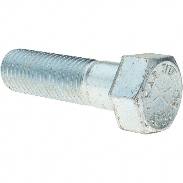 Value Collection KP44167 Hex Head Cap Screw 1-8 x 3-1/2", Grade 8 Steel, Zinc-Plated