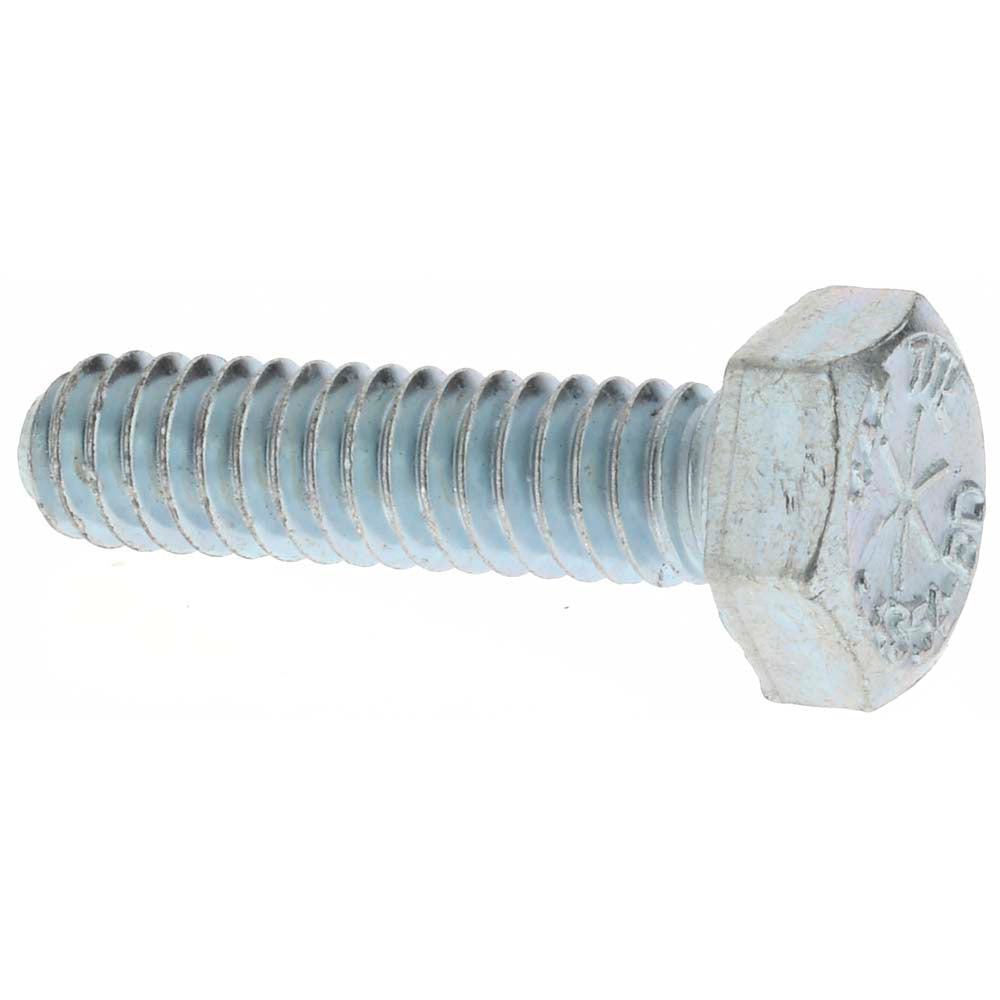 Value Collection KP44002 Hex Head Cap Screw 1/4-20 x 1", Grade 8 Steel, Zinc-Plated