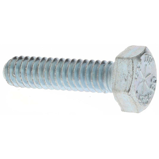 Value Collection KP44002 Hex Head Cap Screw 1/4-20 x 1", Grade 8 Steel, Zinc-Plated