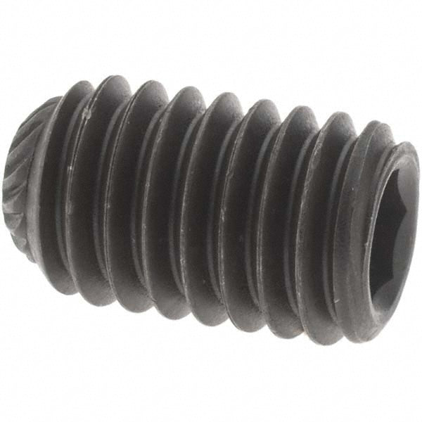 Value Collection C93053 Set Screw 3/8-16 x 5/8", Knurled Cup Point, Alloy Steel, Grade 8