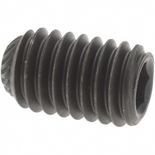 Value Collection C93053 Set Screw 3/8-16 x 5/8", Knurled Cup Point, Alloy Steel, Grade 8