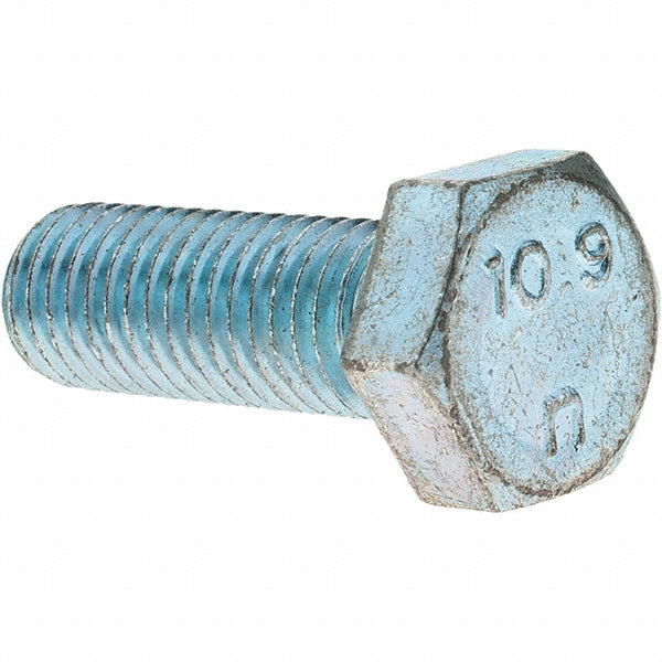 Value Collection C90418 Hex Head Cap Screw M12 x 1.75 x 35 mm, Grade 10.9 Steel, Zinc-Plated
