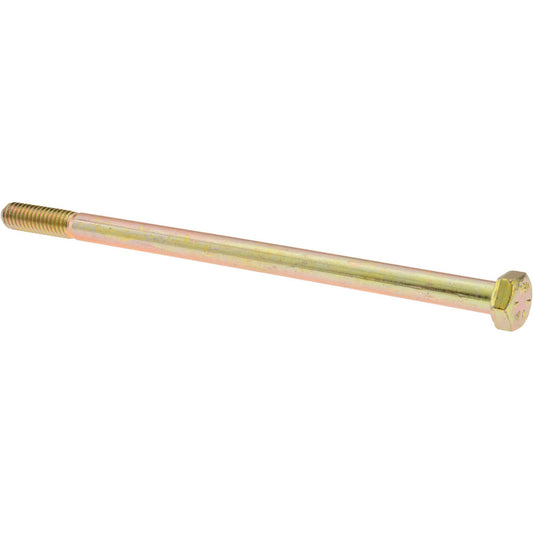 Value Collection C89513 Hex Head Cap Screw 5/16-18 x 6", Grade 8 Steel, Zinc Yellow Dichromate Finish