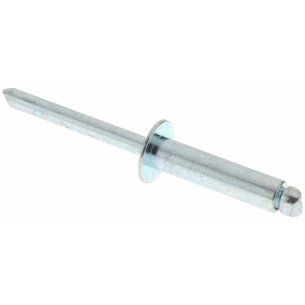 Value Collection C88121 Open End Blind Rivet Size 812, Dome Head, Steel Body, Steel Mandrel