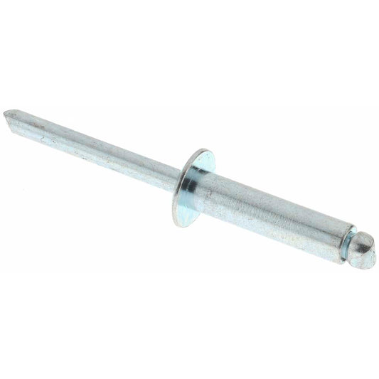 Value Collection C88121 Open End Blind Rivet Size 812, Dome Head, Steel Body, Steel Mandrel