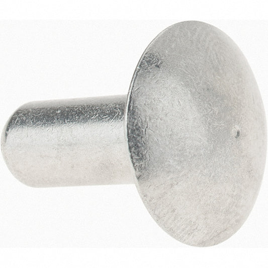 Value Collection C31665 1/4" Body Diam, Brazier Aluminum Solid Rivet