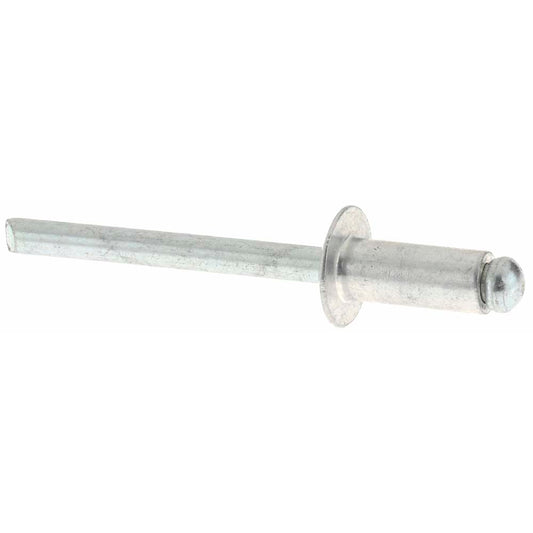 Value Collection C11299 Open End Blind Rivet Size 64, Dome Head, Aluminum Body, Steel Mandrel
