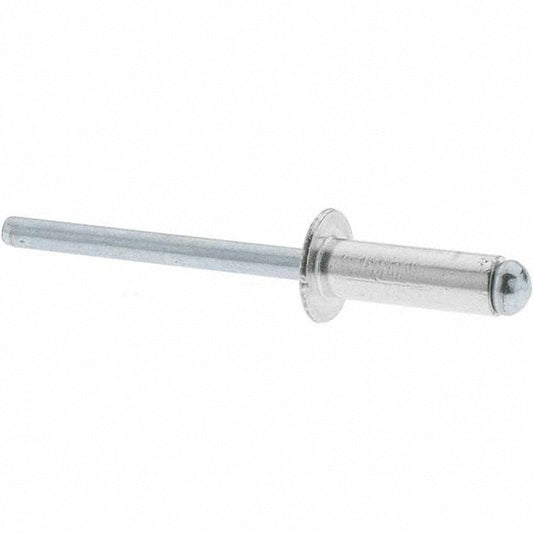 Value Collection C11393 Open End Blind Rivet Size 66, Dome Head, Aluminum Body, Steel Mandrel